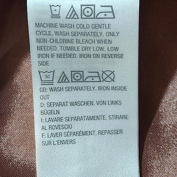 Denim+Company Sherpa Jacket Size M Color Mauve - Picture 15 of 15